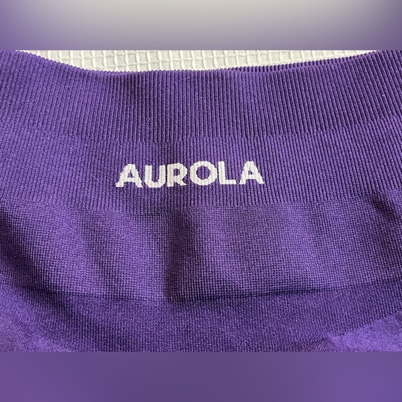 Aurola Seamless Super Stretch Power Purple Leggings for Women - Picture 10 of 11